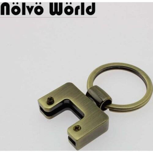 10-50 pieces 3 colors 23mm T-shape Key Fob With Split Key Rings,Key Fob Hardware keychain accessories key fob metal hook hanger