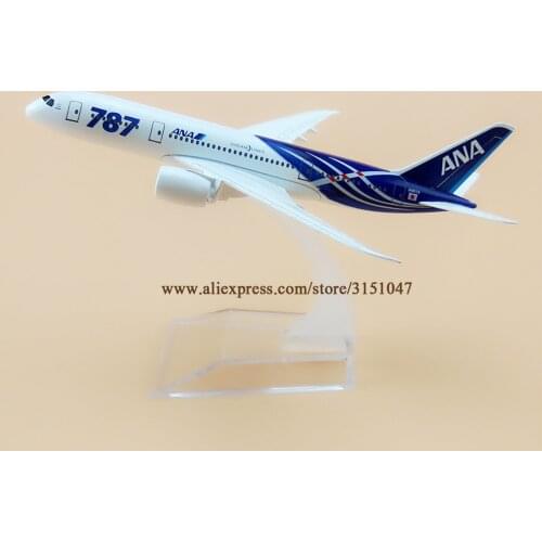 16cm Air Japan ANA B787 Boeing 787 Airways Airlines Metal Alloy Airplane Model Plane Diecast Aircraft