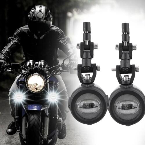 YOSOLO 2Pcs Spot Driving Fog Lamps 40W 6000K LED Auxiliary Lights for BMW Motorcycle For BMW R1200GS F800GS F700GS F650 K1600