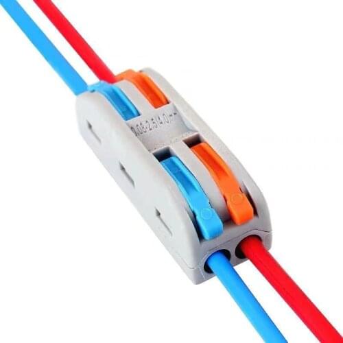 20PCS PCT-2/3 Electrical Wiring Terminal Household Wire Connectors Fast Terminals For Connection Of Wires Lamps SPL-2C SPL-3C