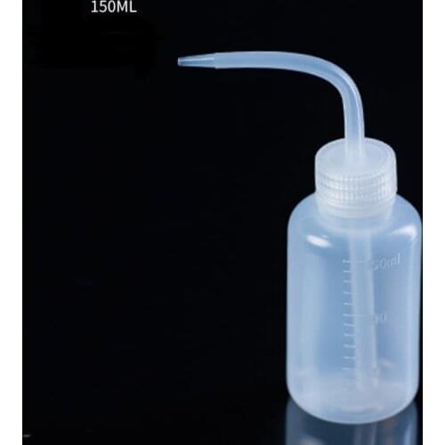 200pcs 150ml Long Opening Tattoo Laboratory Water Clean Washing Wash Squeeze Diffuser Bottle Tattoo Accessories Supplies SN13