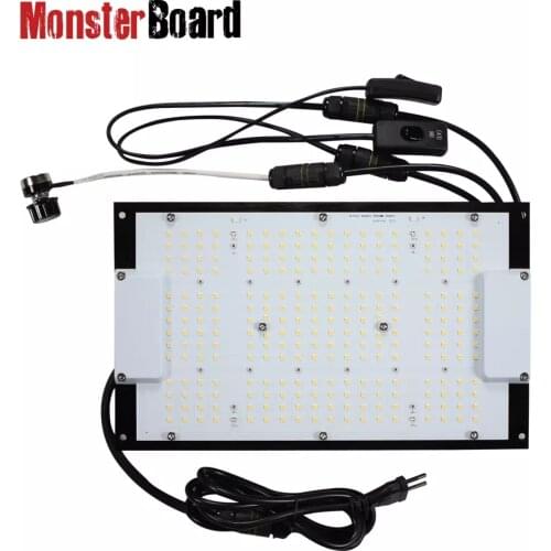 2020 120W samsung lm301b фитолампа для цветов uv ir switch quantum deep red bloom plus LED grow light geeklight monster board