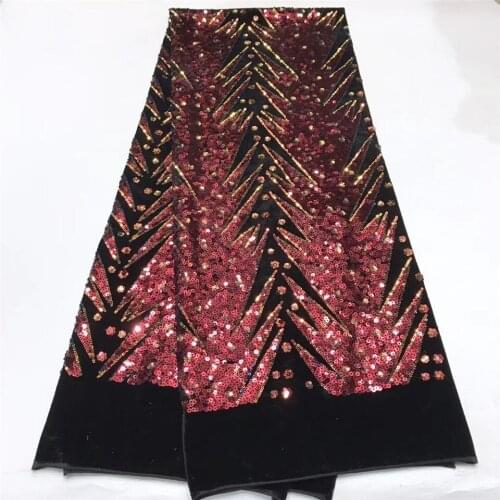 African Sequin Lace Fabric 2021 High Quality Lace Fabric French Mesh Lace Fabric Nigeria Lace Fabric Clothes J36471