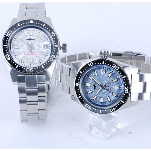 HEIMDALLR 62MAS Automatic Diving Watch Men Mechanical Self Winding NH35A Sapphire Glass C3 Luminous Dial Stainless Strap 200m