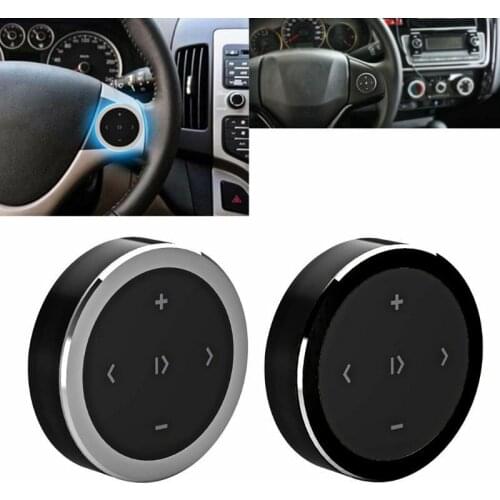 Wireless Bluetooth 3.0 Media Button Car Motorcycle Steering Wheel Music Play Remote Control For iOS/Android Car Electronic