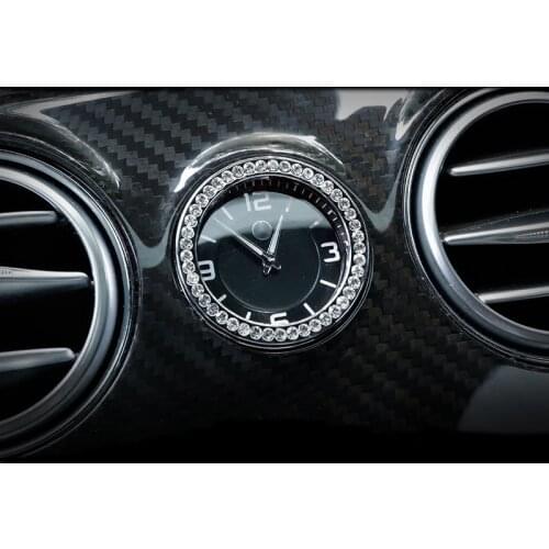 For Mercedes Benz C E S class GLC W205 W213 X253 W222 Car Styling Center Control Clock Decoration Protective Ring Cover Sticker