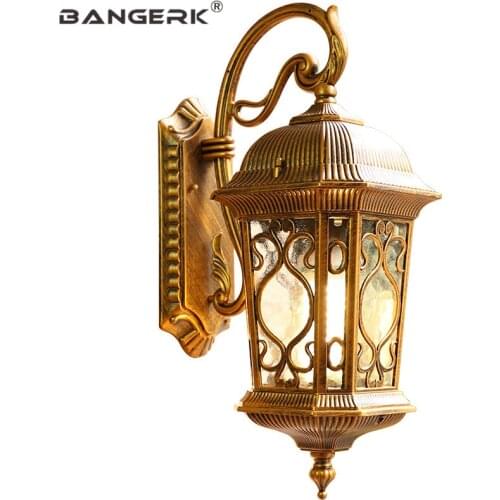 European Outdoor Garden Wall light Waterproof LED Lamps Wall Sconce Lighting Fixture Porch Balcony Aisle Aluminum Luminaire