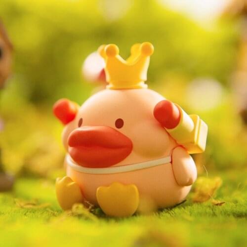 Blind Box Duck Toys PVC Action Figures Lets Go Duck Series Cartoon Guess Bag Cute Anime Doll Model Set Surprise Gift Random Box