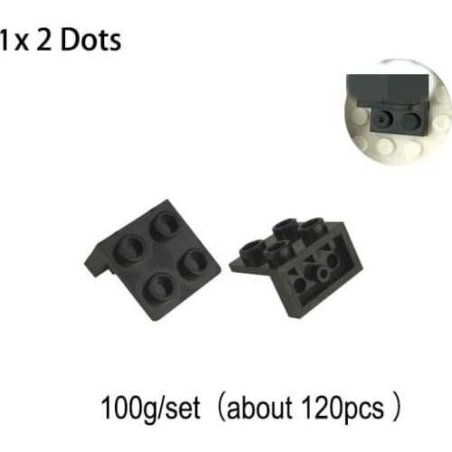 Bracket 1*2 2*2dots Building Blocks Brackets DIY Enlighten Block Brick Compatible All Brands Figures Toys Accessory