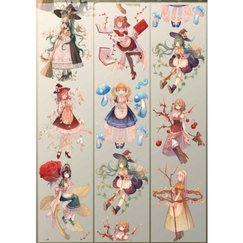 7cm*10M The Magic Girl In The Forest Washi Tape