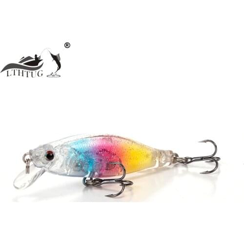 2020 New Leurre Peche LTHTUG Brand Ultralight Hard Fishing Lure 3g 50mm Slow Floating Mini Minnow For Snapper Sea Bass Perch