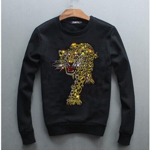 Mens Hoodies Sweatshirt Hot drill Hoodie for man and women Hoodies Long Sleeve Pullover Rhinestones Sweatshirts Men