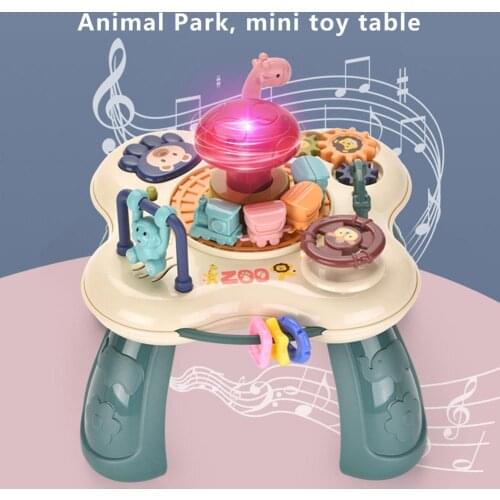 Mini Game Table Baby Education Multiple Game Activity Center Toy Learning Educational Interactive Game Play Children Gift