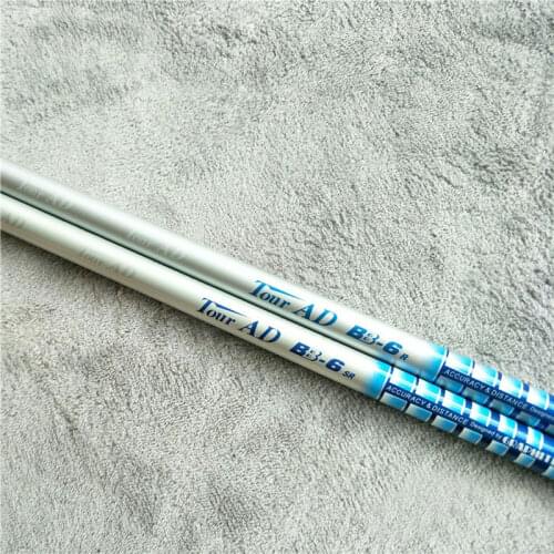 New mens Golf shaft Tour AD BB-6 Golf wood shaft 6pcs/lot Golf driver shaft R SR S flex 0.335 or 0.350 tip size Graphite shaft