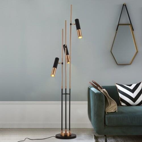 Postmodern minimalist Nordic floor lamp creative living room bedroom study light luxury hotel designer LED floor lamp