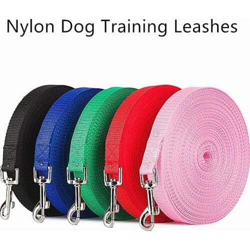 1PC Nylon Dog Training Leash Pet Leash Dog Leash Walking Harness Collar Leader Rope For Dog Cat 1.5M 3M Pet Product Pet Supplies