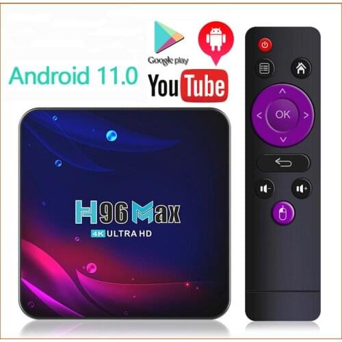 4K Hd Youtube Google Play 5G Wifi Bluetooth Receiver Media Player H96 Smart TV Box Android 11 HDR USB 3.0 4G 32Gb 64Gb Tv Box