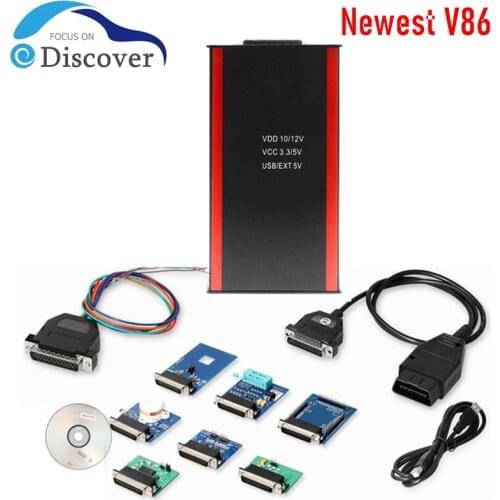 V86 IPROG+ iProg Programmer i Prog 86 Supports IMMO/Airbag Reset/Mileage Replace Carprog/Digiprog Till year 2019