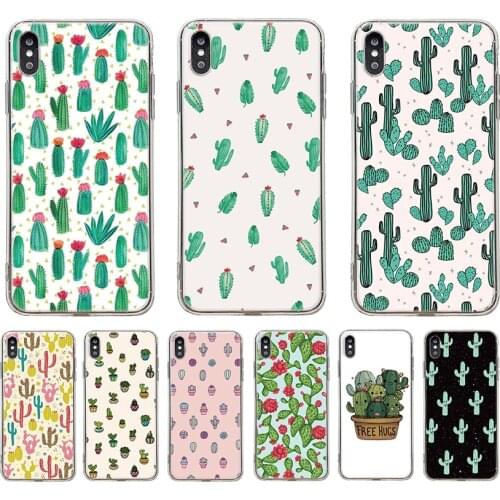 For Alcatel 1SE 2020 1S 1C 1X 1V 1A 1B 1 3 3C 3L 3X 4cam 3V 2019 Luxury Soft TPU Cover cactus Silicone Phone Cases