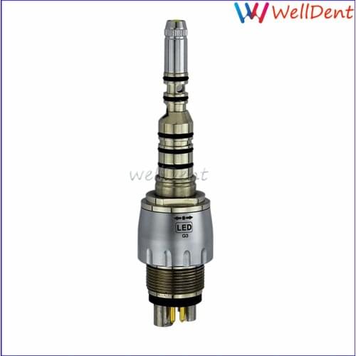 Dental Coupling LED Quick Coupler fit KAVO NSK Sirona Fiber Optic high speed Handpiece