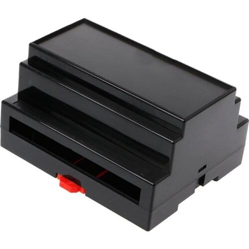 1Pc wall mount beige plastic din rail enclosure junction box electronic equipment enclosure industrial box 107*87*59mm