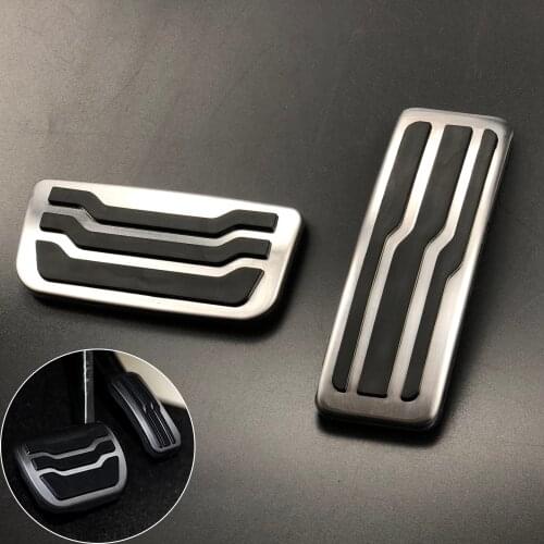 NO Drill Non-Slip Original Car Fuel Gas Brake Pedal Pad Accessory Kit For Ford Ranger Everest Endeavour Accelerator Pedals 2Pcs