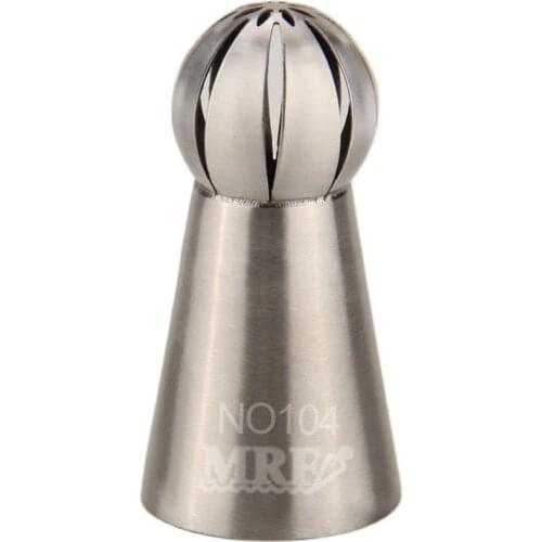 20pcs/lot)Free Shipping New Stainless Steel Twist Ball Flower Pastry Piping Icing Nozzle#NO104