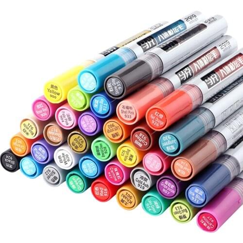 CYBaoke Human Body Fluoresent Marker Facial Graffiti Drawing Washable Color Brush Fans Activity Halloween Makeup Pen