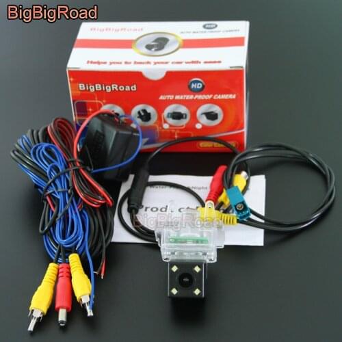 BigBigRoad Car Rear View Reverse Backup Parking Camera For Mercedes Benz GLK Class 200 260 300 / A C Class W176 W204 Waterproof