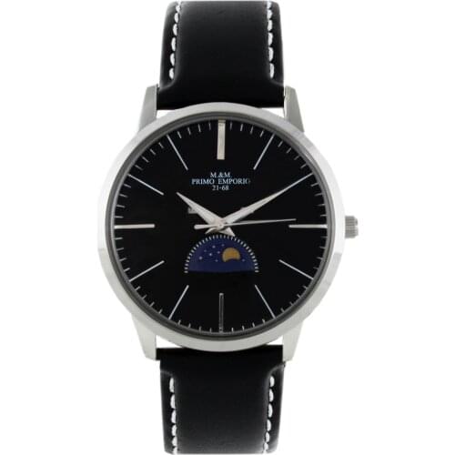 Classic watch with moon phase M & M first emporium 1052AN