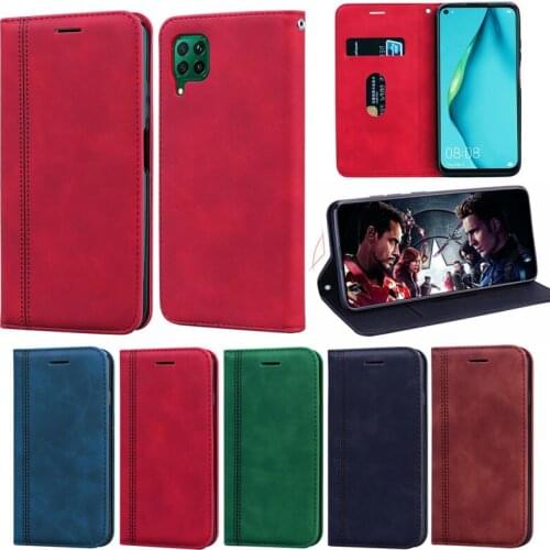 Nova lite 3 Plus Case For Huawei nova 5T 4e 6 SE 7i Leather Flip Wallet Phone Magnetic Suction Cover Bag