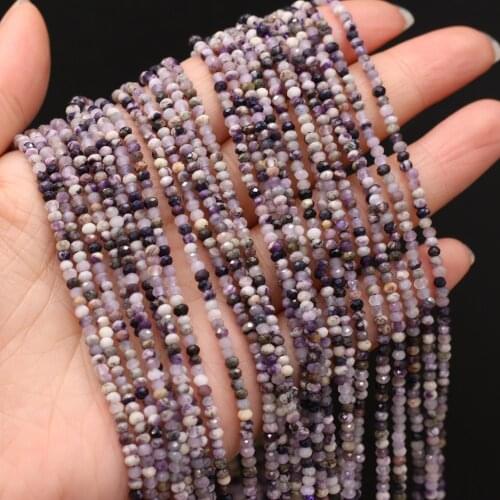 New Style Natural Stone Bead Section Charoite Stone Small Beads For DIY Jewelry Making Necklace Bracelet Earrings Accessory
