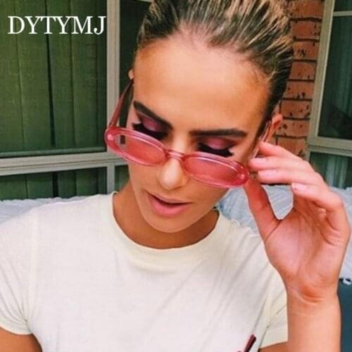 DYTYMJ Small Frame Round Sunglasses Women 2021 Luxury Brand Oval Sun Glasses Men Fashion Candy Color Sun Glasses Vintage Oculos