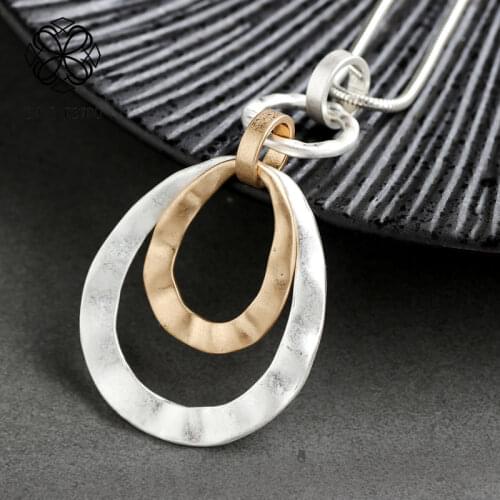 Necklaces & Pendants Long Necklae for Women Trendy Jewelry Jewellery Silver Color Chain Suspension Wholesale Alloy Chokers 2020