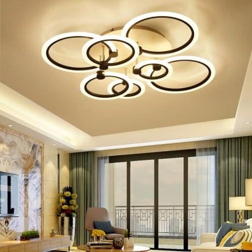 Modern LEDCeiling Lights Remote Control Aluminum Ceiling Lighting For Bedroom Living Room Indoor Ceiling Lamp Fixture HSHIXINMA0