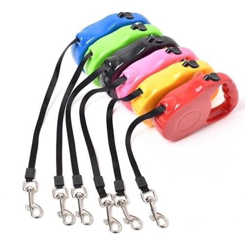 Durable Reflective Pet Dog Leashes for Small Dogs Automatic Extending Traction Rope Retractable Medium Dog Walking Leash Leads