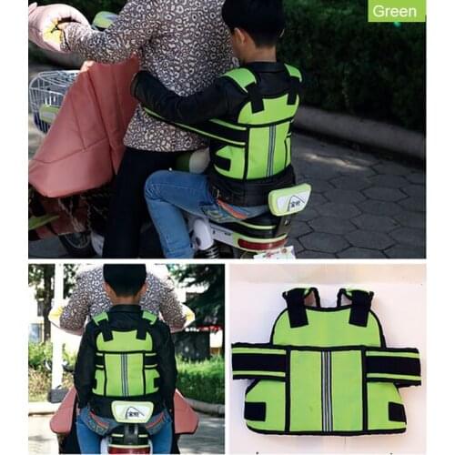 Children Motorcycle Safety Harness Belt Baby Carrier Seat Adjustable Safety Belt Insurance Back Hold Protector 4 Colour