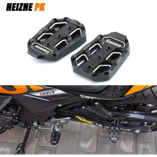 For Suzuki DL250 GSX250R GW250 Motorcycle Billet Footrest Wide Pedals Pedal Rest Footpegs