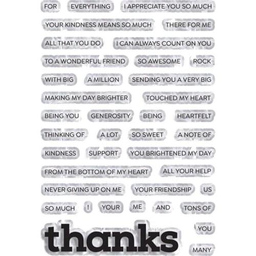 Thank Dad Stamps Transparent Clear Silicone Stamp Seal for DIY scrapbooking photo album Decorative clear stamps