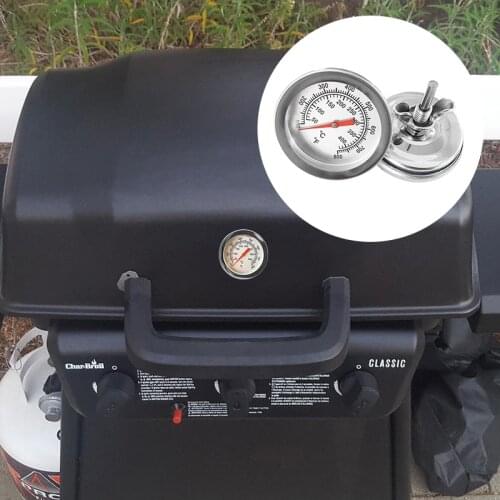 50-400 Celsius Stainless Steel BBQ Smoker Grill Thermometer Temperature Gauge Barbecue Kitchen Bakeware Thermomer Dropshipping