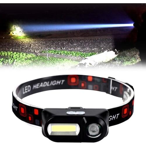 Headlight Waterproof Fishing Head Torch 6 Models Walking Headlamp Flashlight