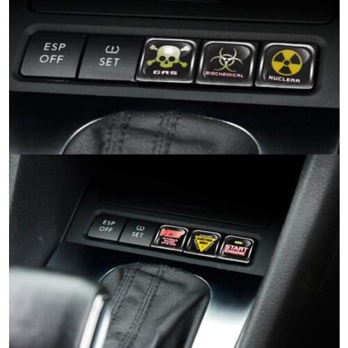 Aliauto 6 x Funny Car Decoration Waterproof car internal Sticker And Decals For Volkswagen Polo Golf Jetta Skdoa Passat b6 b8