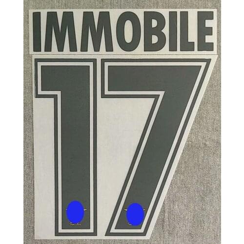 #17 Immobile Nameset Customize Any Name Number Printing iron On Transfer Badge