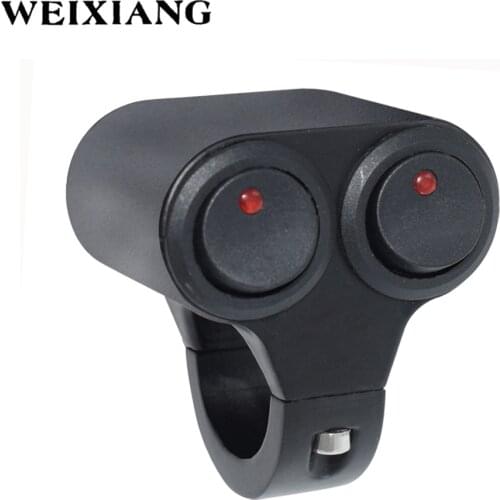 22mm 24mm Motorcycle Switches Handlebar Mount Switch Headlight Hazard Brake Fog Light ON OFF Aluminum Alloy With Indicator Light