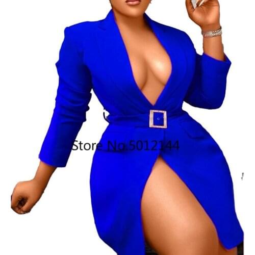 African Dresses for Women Summer African Women Long Sleeve Polyester Blue Red Dress African Clothes Women