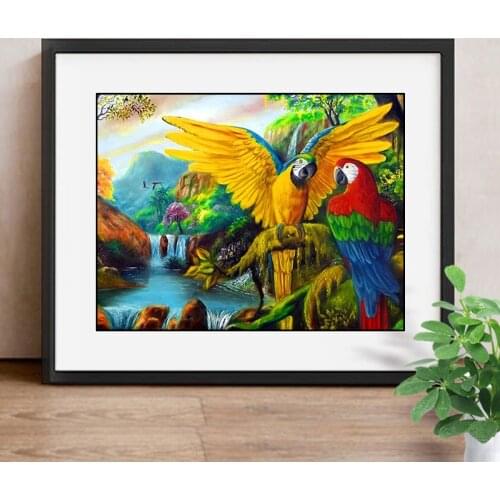 Full Square/Round Drill Diamond Embroidery Animals Mosaic Diamond Painting Birds DIY Cross Stitch Decoration Home