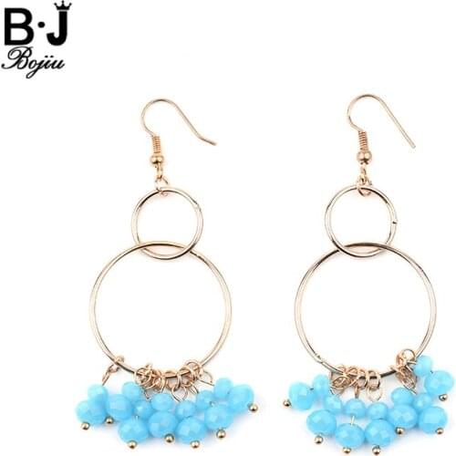 B·J BOJIU Women's Gold Earrings