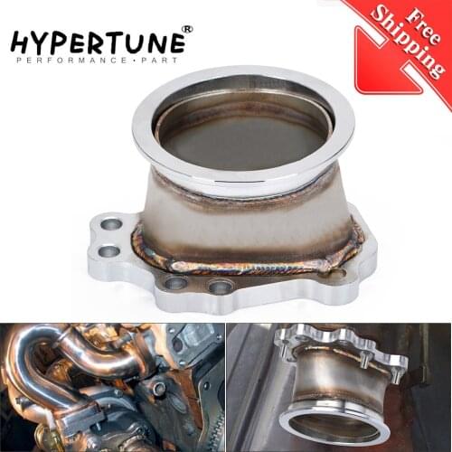 Free Shipping TURBO ADAPTOR FLANGE FORT25 T28 GT25 GT28 8 BOLT to 3" v band TURBO OUTLET DOWNPIPE FLANGE ADAPTER HT4826