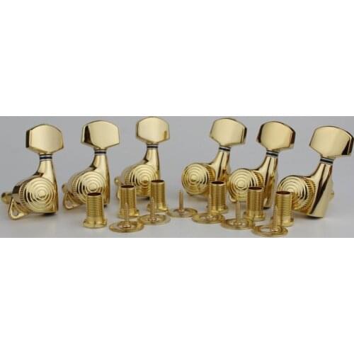 Gold blac Guitar Locking Tuners 1:20Lock String Tuning Key Pegs Machine Heads Replacement for ST TL SG LP Style Electric Guitars