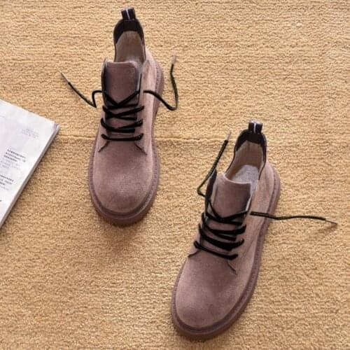 Shoes Woman Spring Autumn Flat Heel Short Boots Single Boots Womens Flat Snow Plus Velvet Platform Shoes Ankle Luxury Fashion